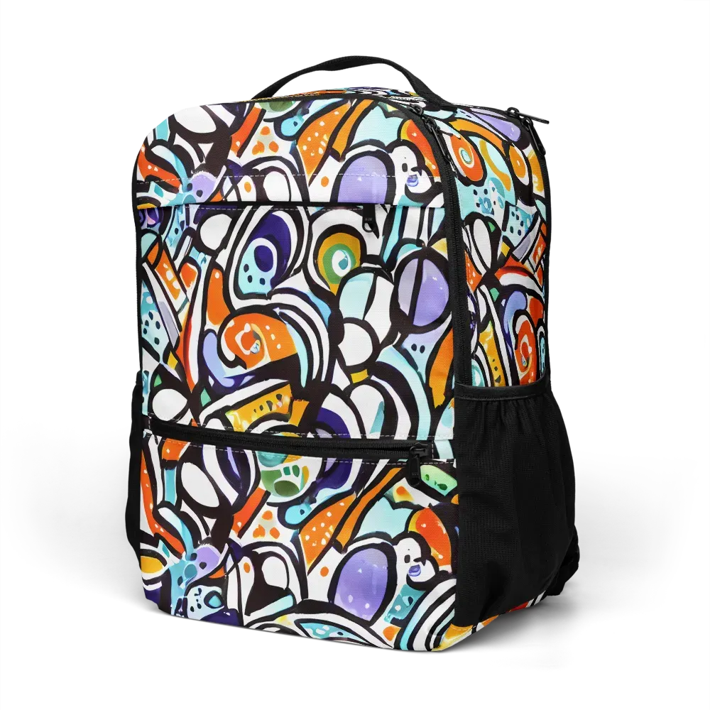 Color Crash on Utility Backpack — Left Front