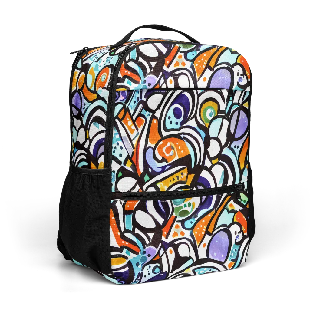 Color Crash on Utility Backpack — Right Front