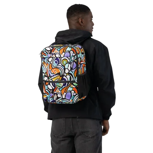 Color Crash on a Utility Backpack