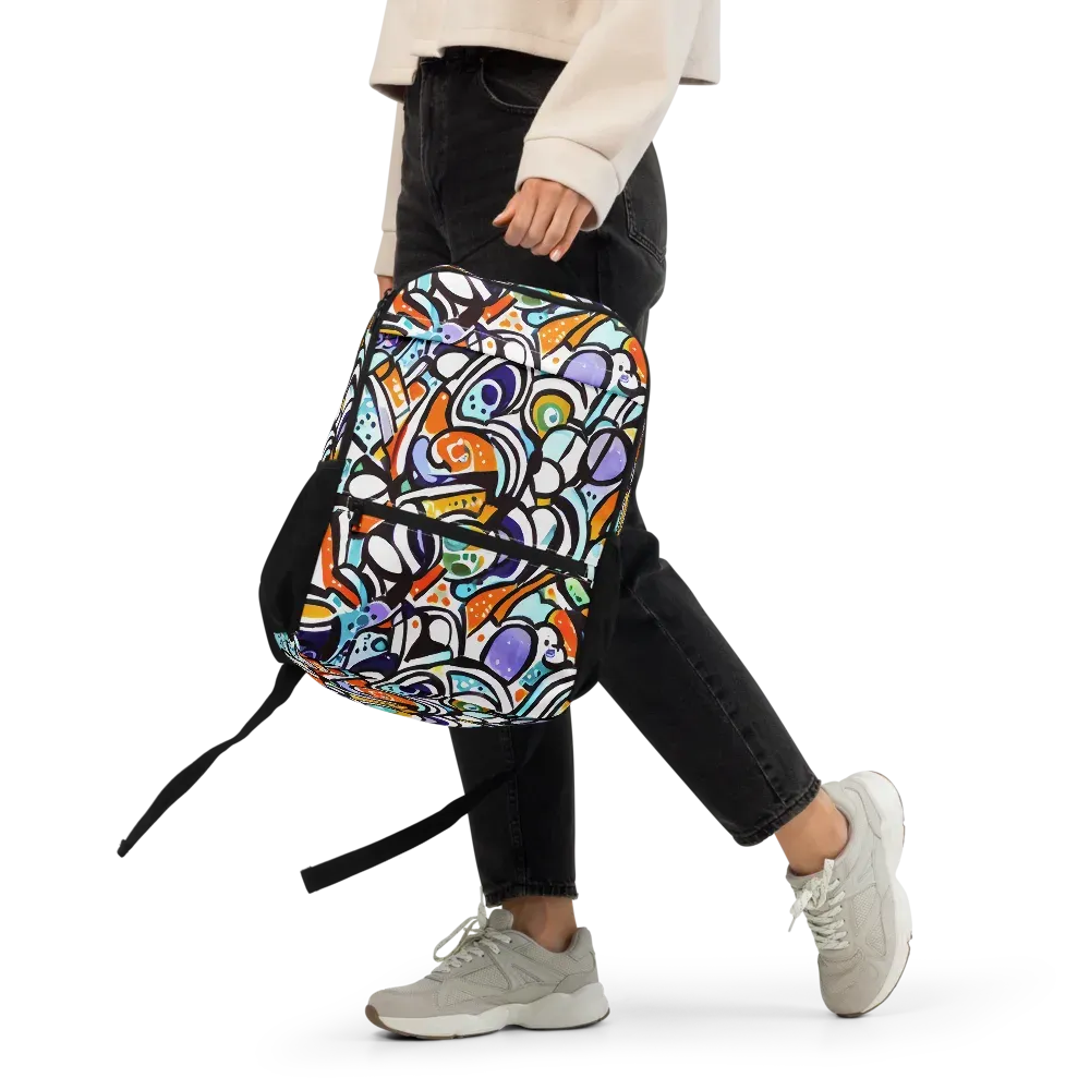 Color Crash on Utility Backpack — Front
