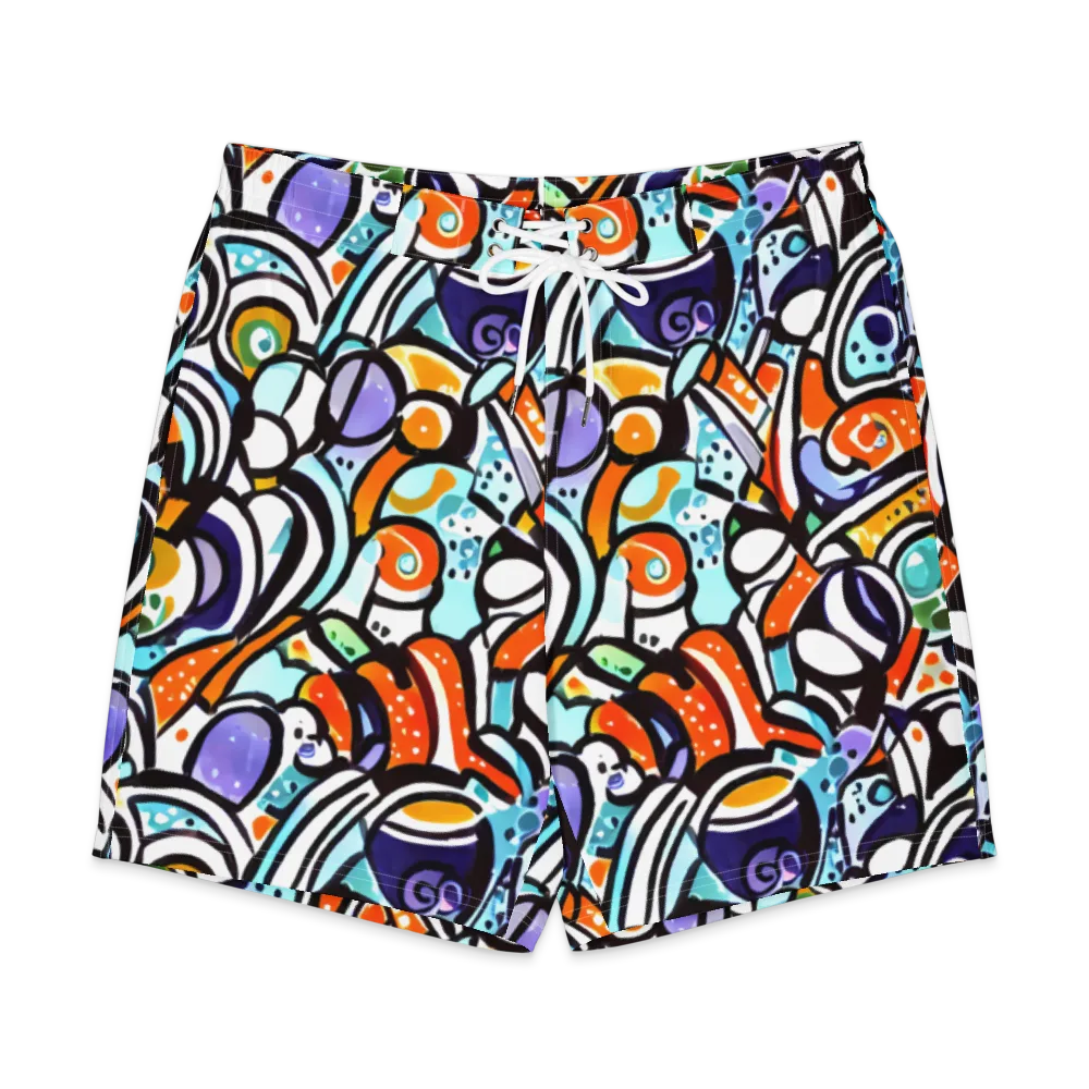 Color Crash on Men's Board Shorts — Front