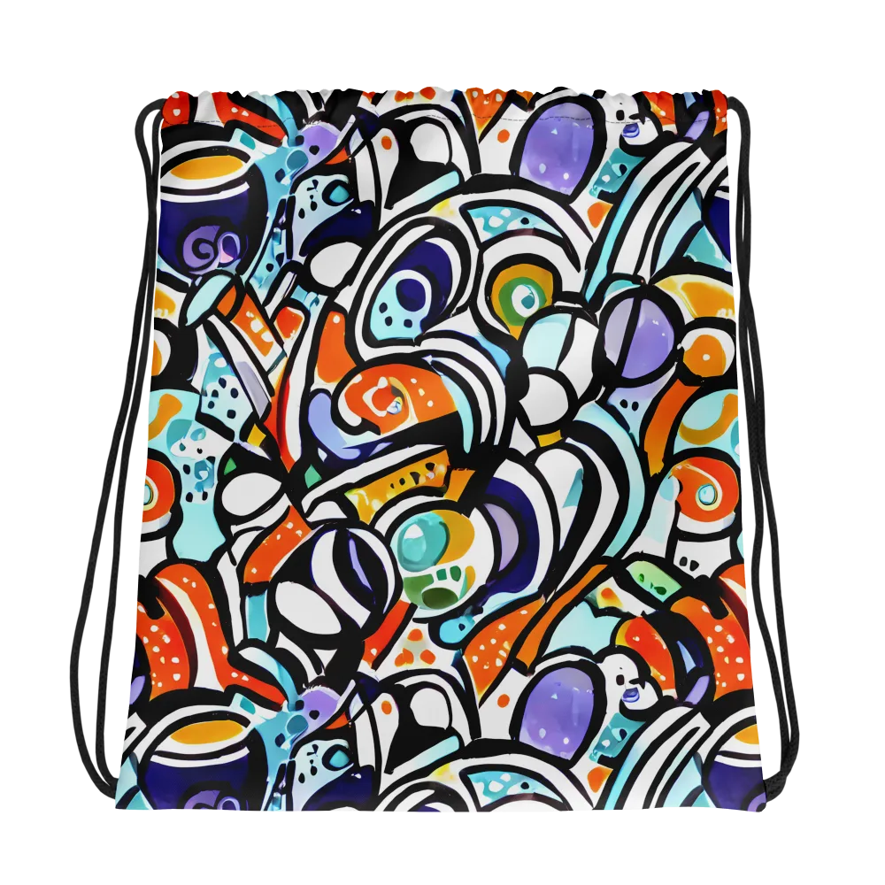 Color Crash on Drawstring Bag — Photo