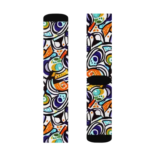 Color Crash on a Socks