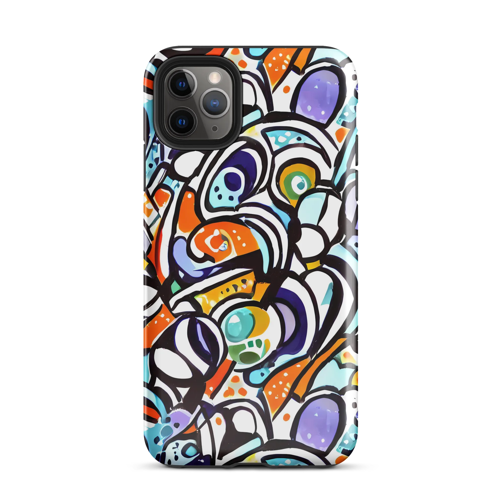 Color Crash on Tough Case for iPhone® — Front