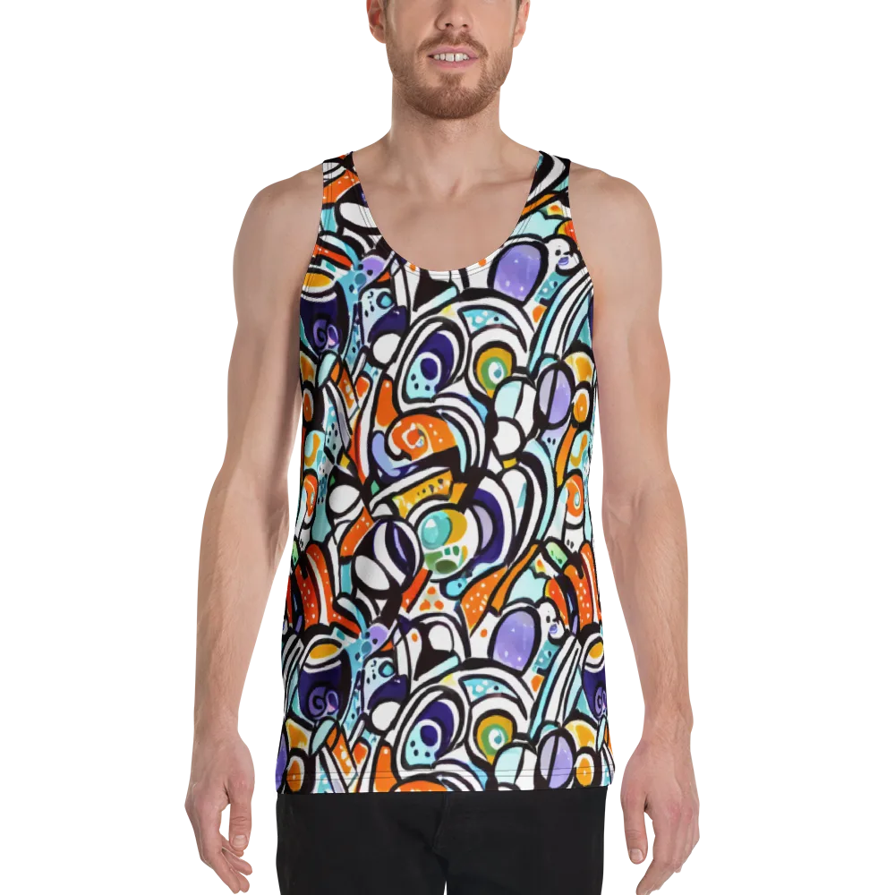 Color Crash on Men's Tank Top — Front