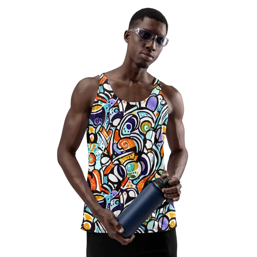 Color Crash on Men's Tank Top — Front