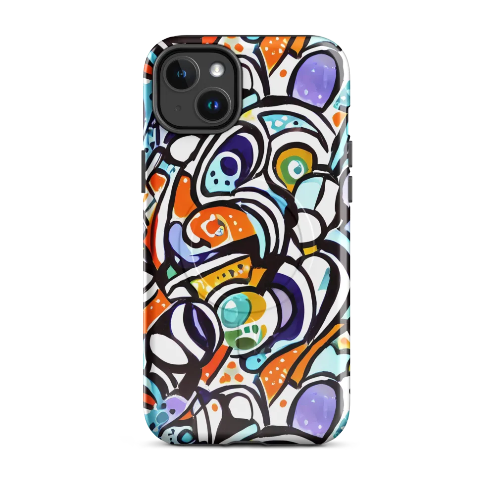 Color Crash on MagSafe Tough Case for iPhone® — Front