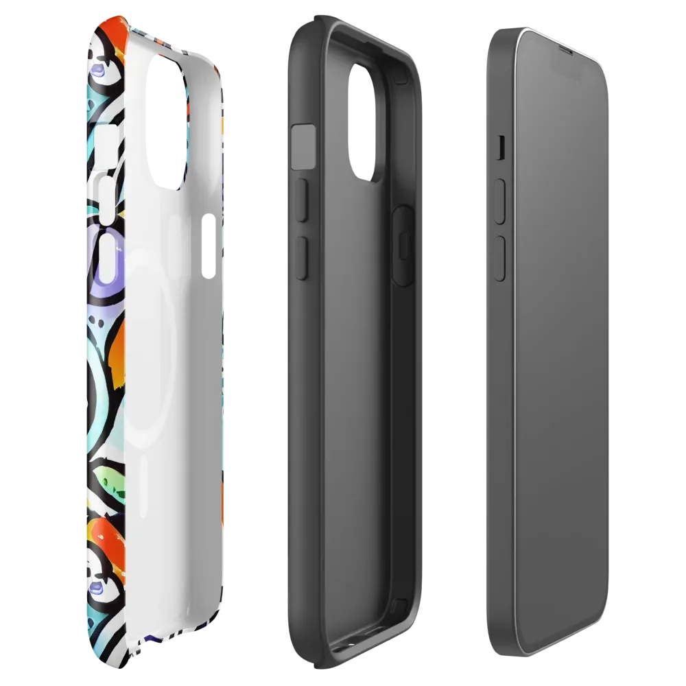 Color Crash on MagSafe Tough Case for iPhone® — Front