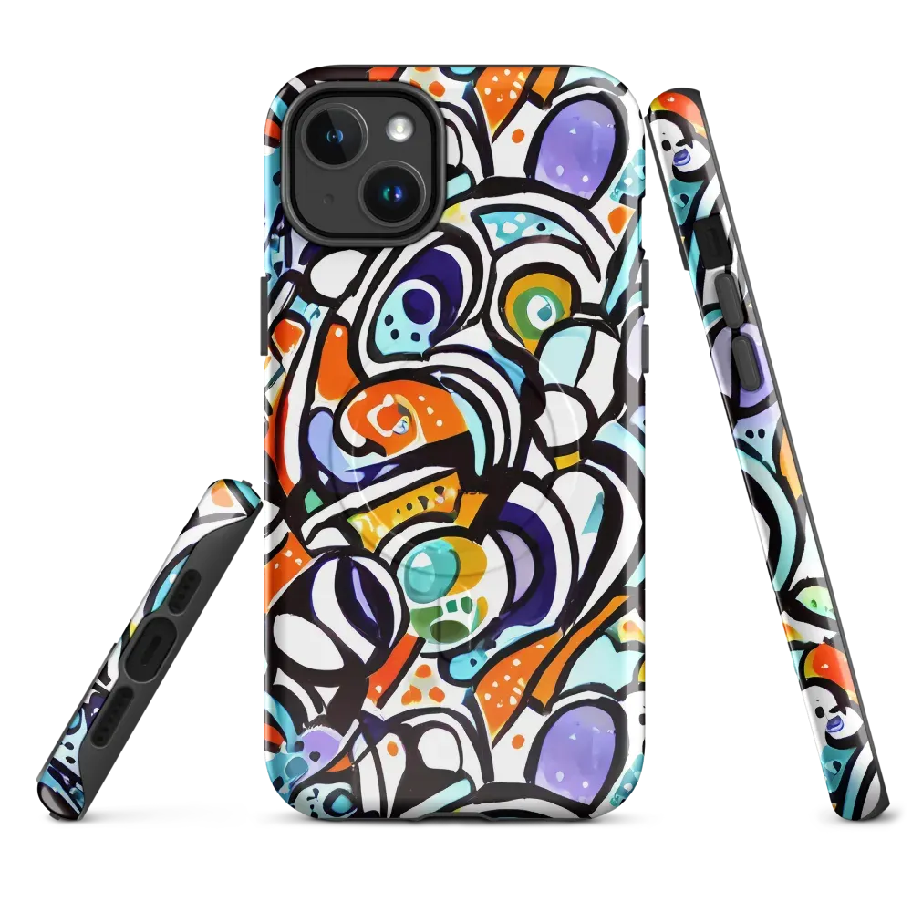 Color Crash on MagSafe Tough Case for iPhone® — Front
