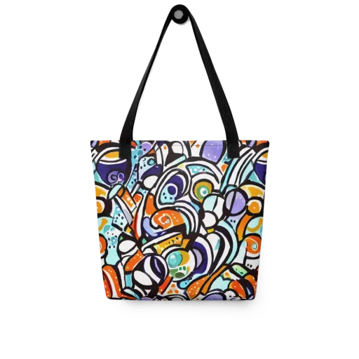 Color Crash on a Tote Bag
