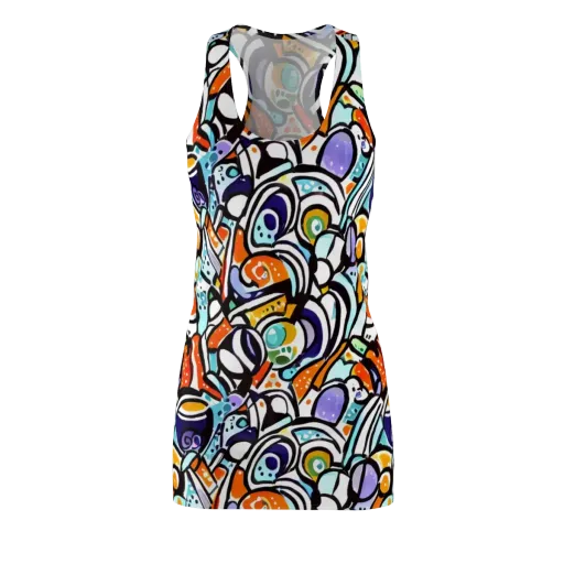 Color Crash on a Racerback Dress