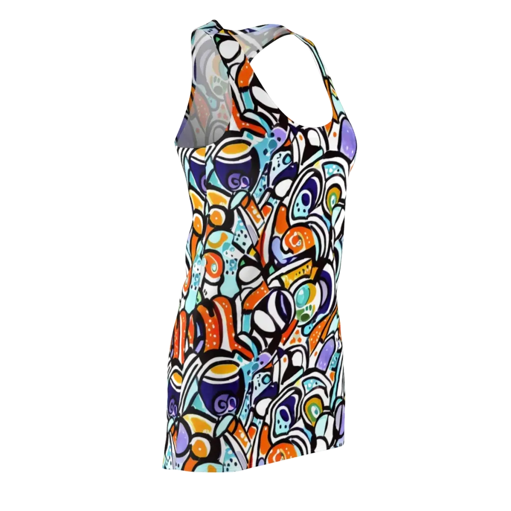 Color Crash on Racerback Dress — Front Side