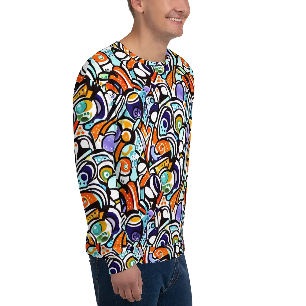 Color Crash on Sweatshirt — Right Front