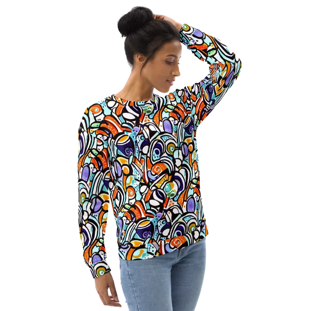 Color Crash on Sweatshirt — Right Front