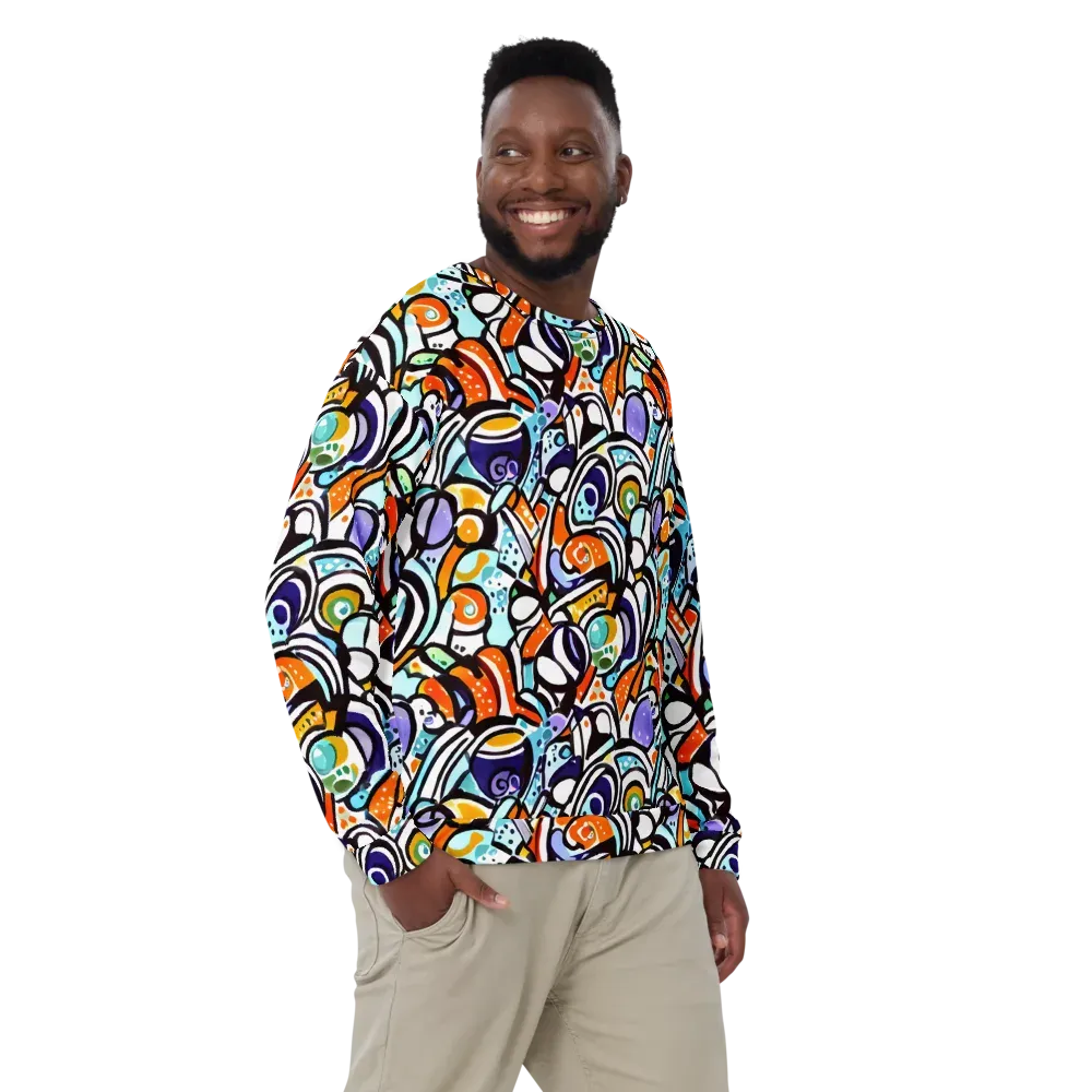 Color Crash on Sweatshirt — Front