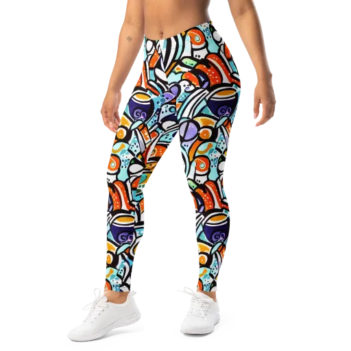 Color Crash on a Leggings