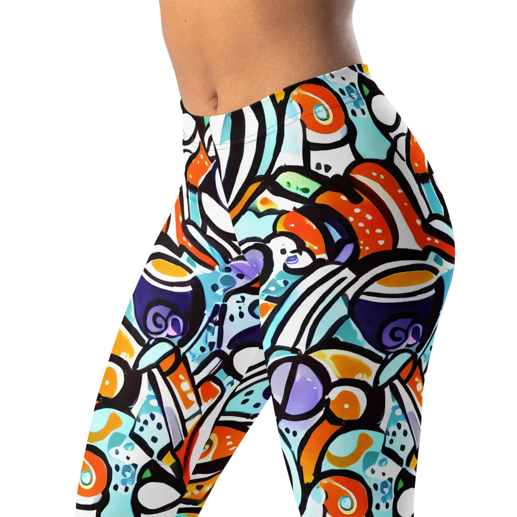 Color Crash on Leggings — Left Front