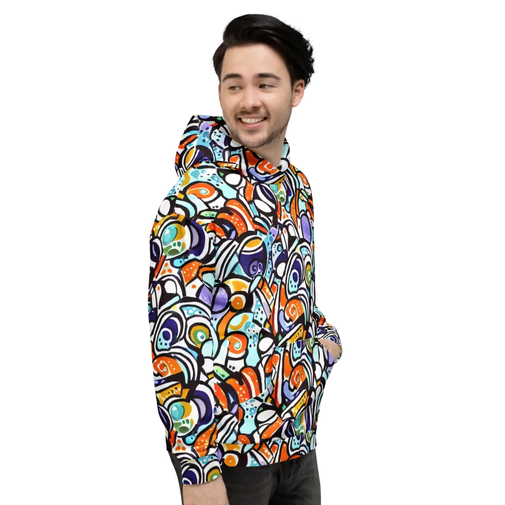 Color Crash on Hoodie — Right