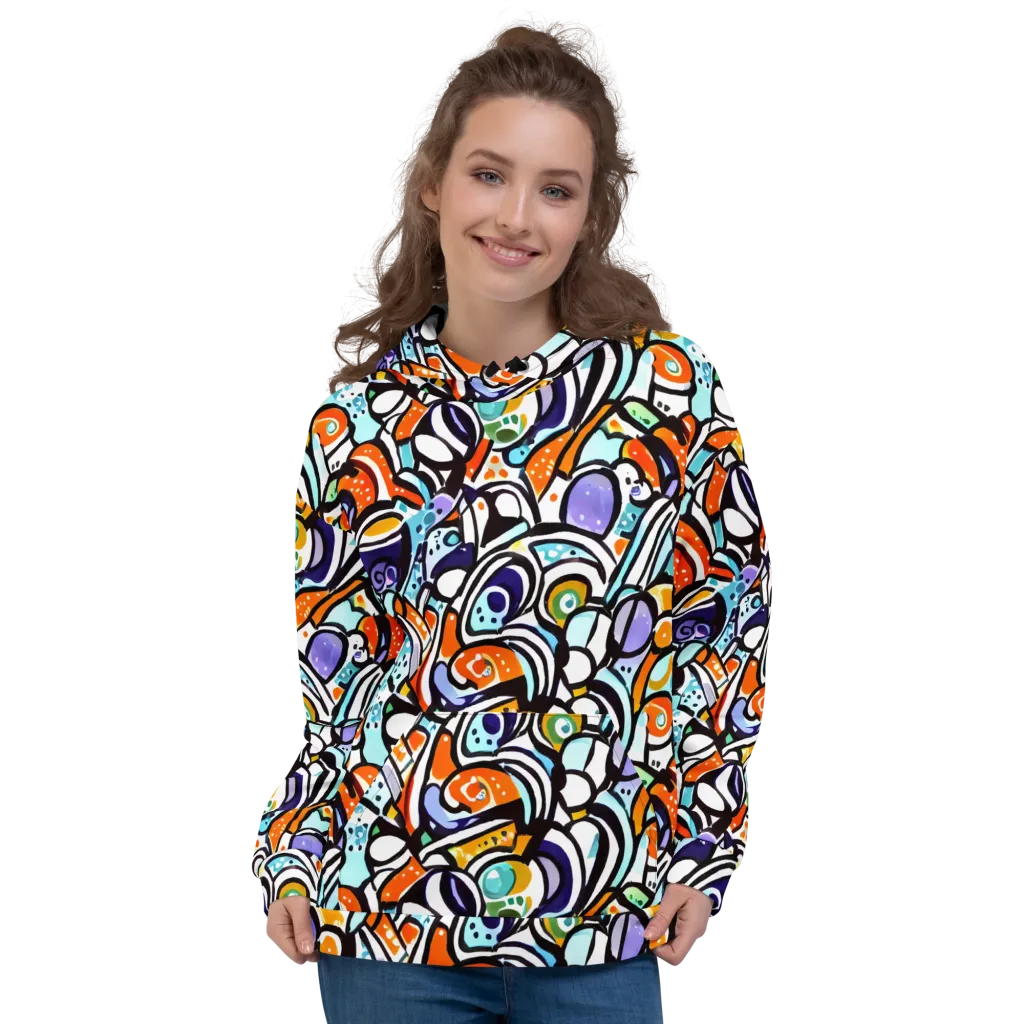 Color Crash on Hoodie — Front