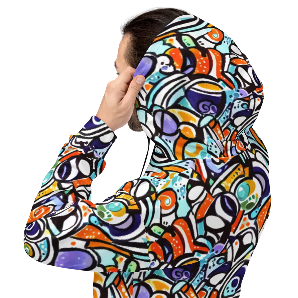 Color Crash on Hoodie — Back