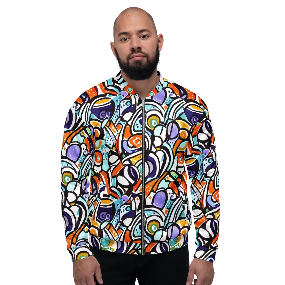 Color Crash on Bomber Jacket — Front