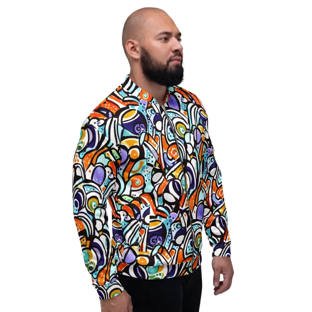Color Crash on Bomber Jacket — Right