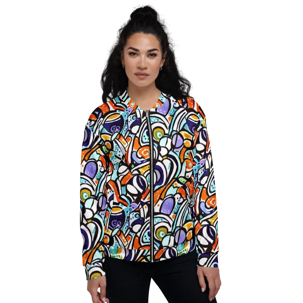 Color Crash on Bomber Jacket — Front