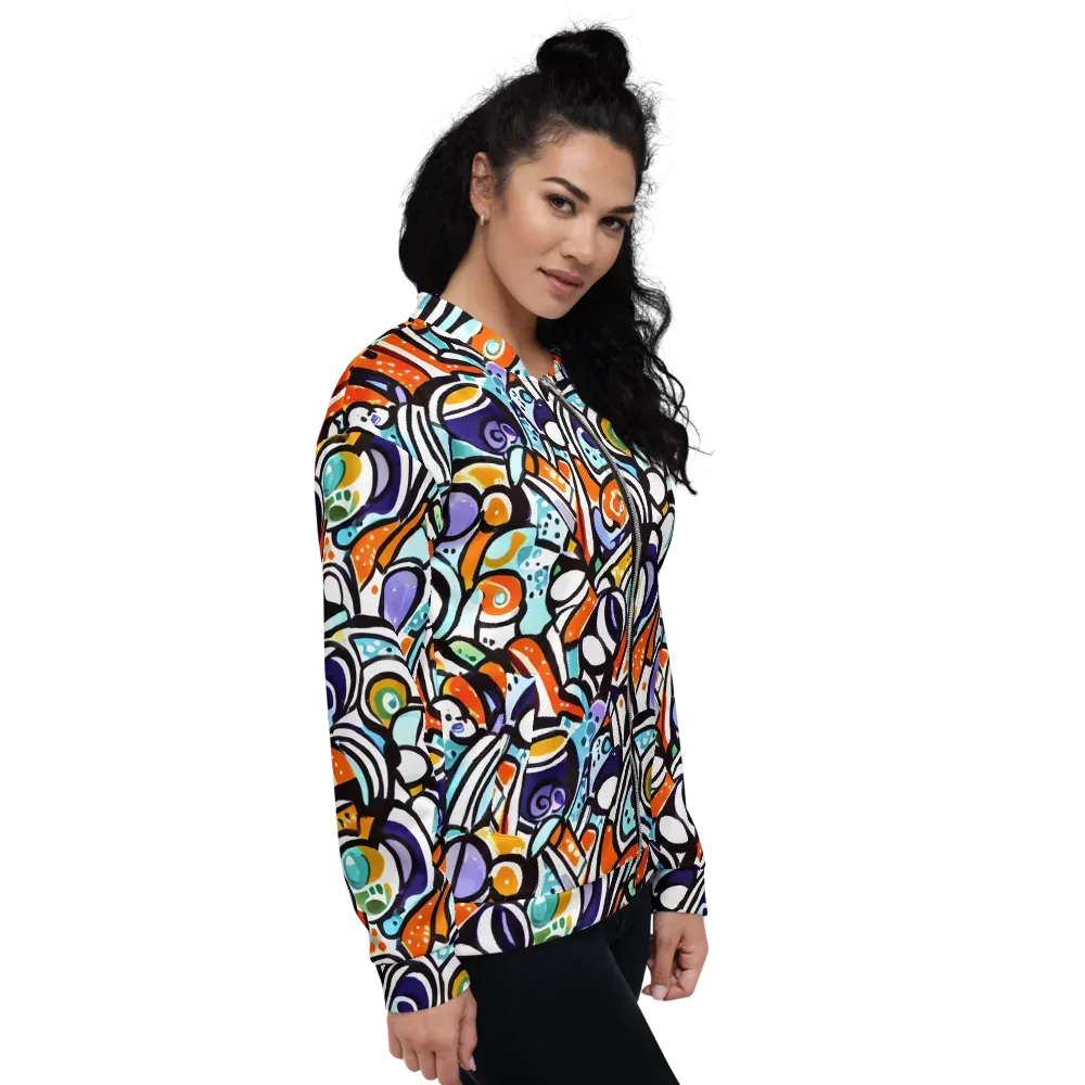 Color Crash on Bomber Jacket — Right