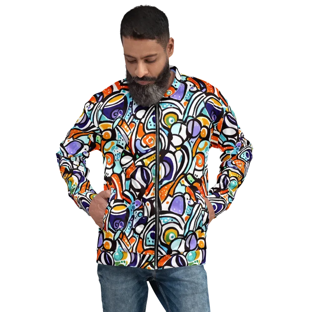 Color Crash on Bomber Jacket — Front
