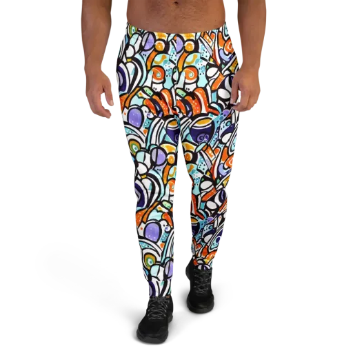 Color Crash on a Men's Joggers