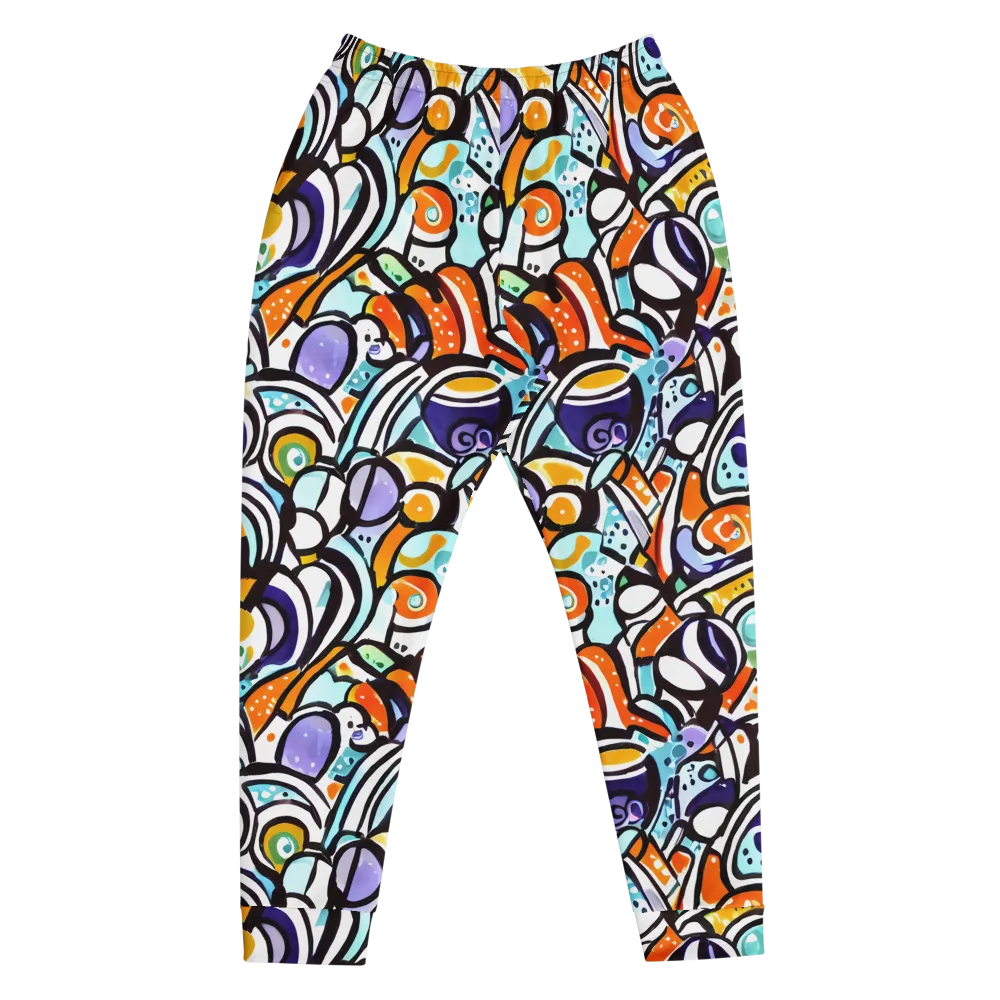 Color Crash on Men's Joggers — Front