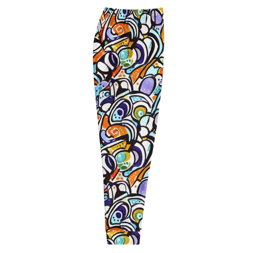 Color Crash on Men's Joggers — Right