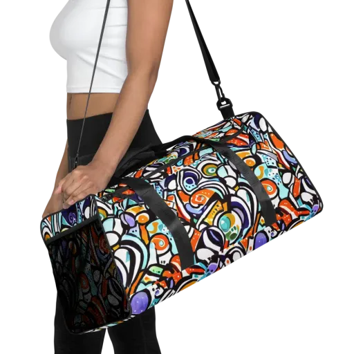 Color Crash on a Duffle Bag