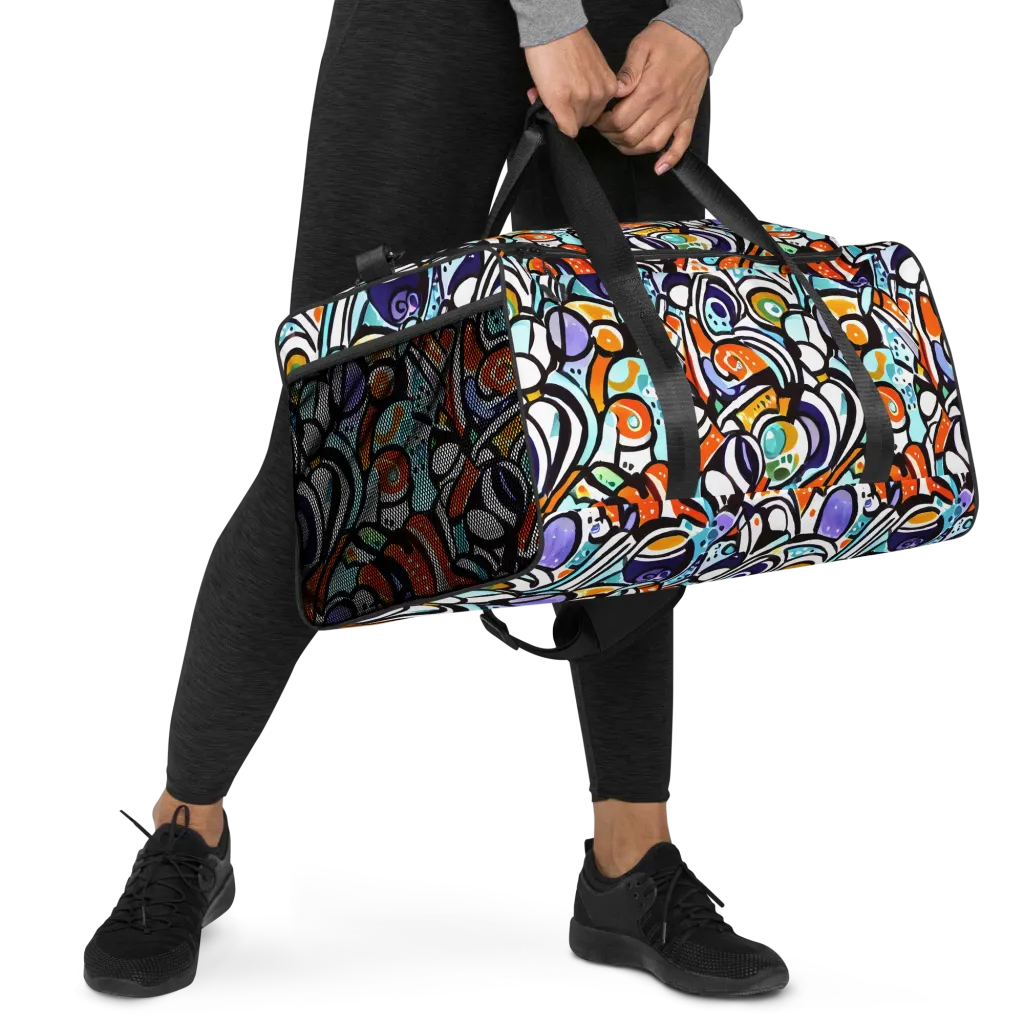 Color Crash on Duffle Bag — Right Front