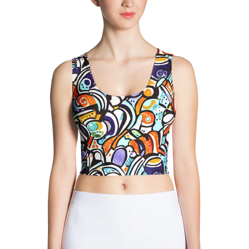 Color Crash on Crop Top — Front