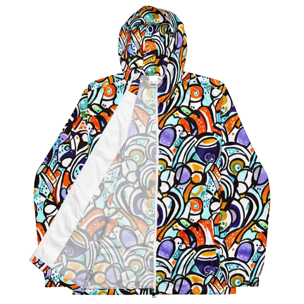Color Crash on Men's Windbreaker — Front