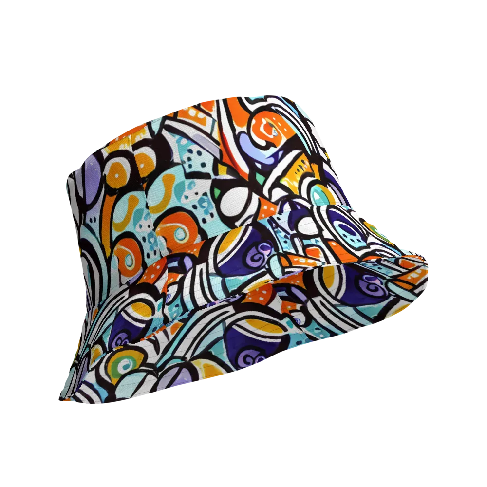 Color Crash on Reversible Bucket Hat — Product details Outside