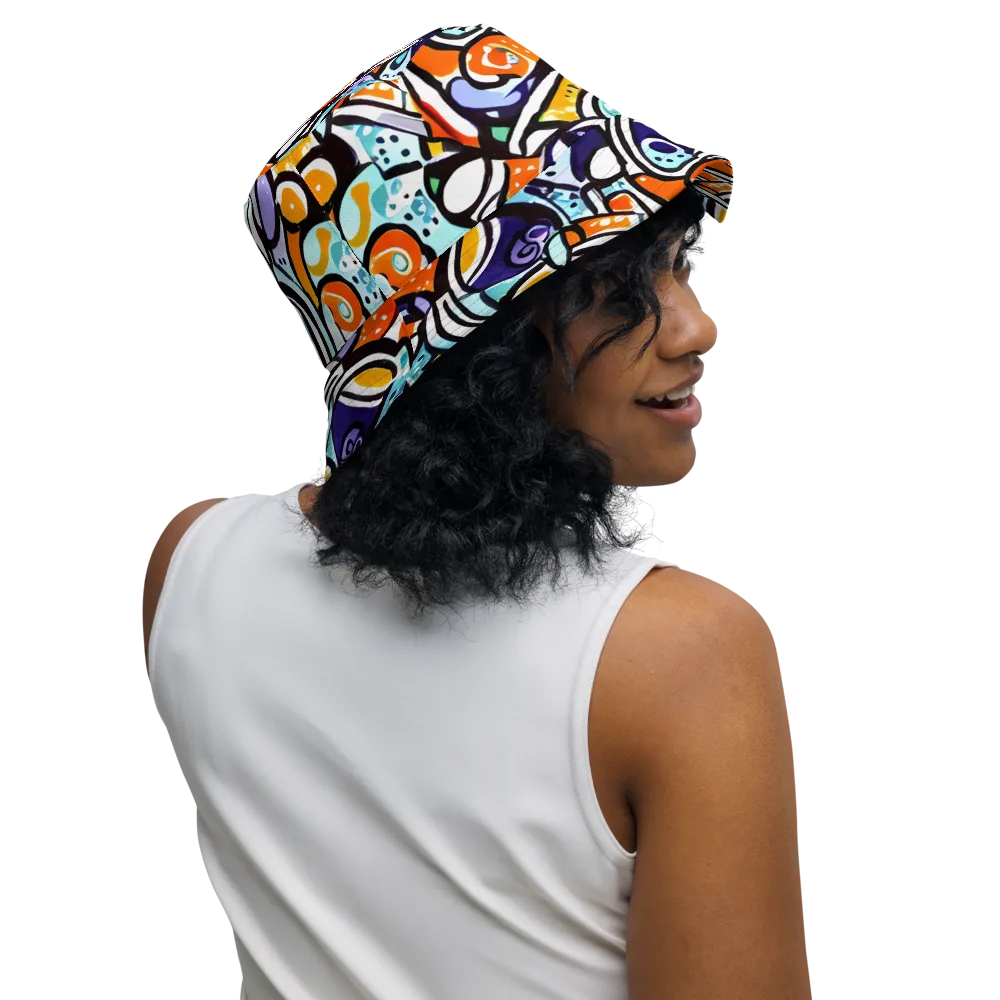 Color Crash on Reversible Bucket Hat — Right Outside