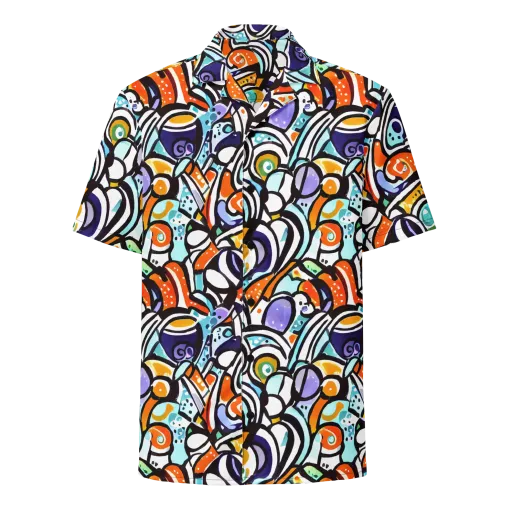 Color Crash on a Button Shirt