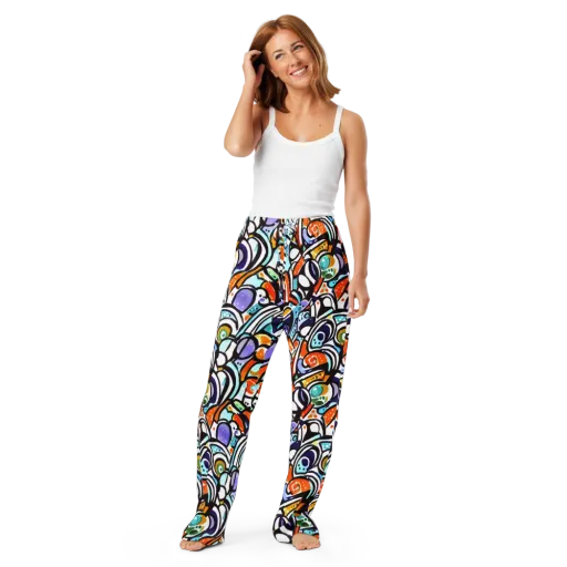 Color Crash on a Women's Pajama Pants