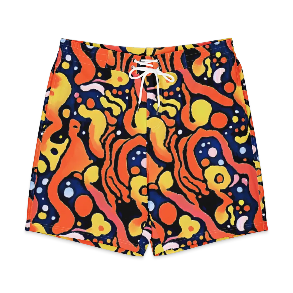 Molten Playground on Men's Board Shorts — Front