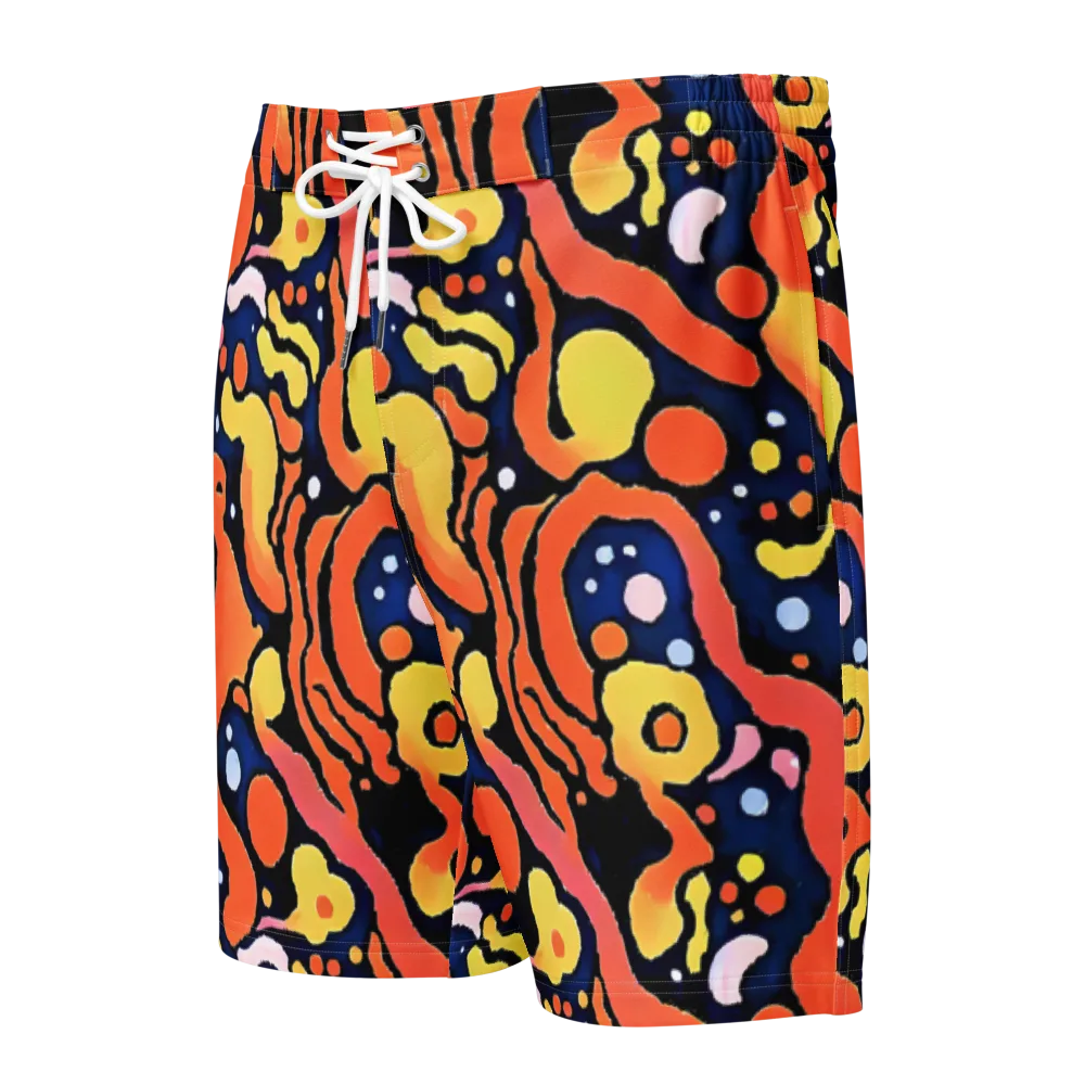 Molten Playground on Men's Board Shorts — Front