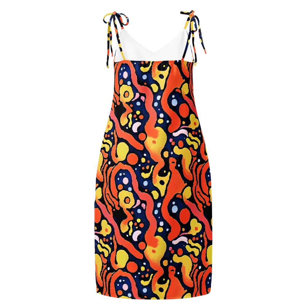 Molten Playground on Slip Dress — Back