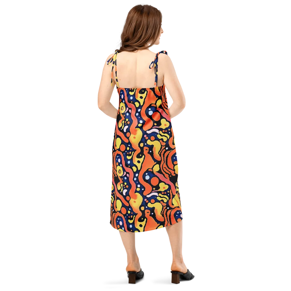 Molten Playground on Slip Dress — Back