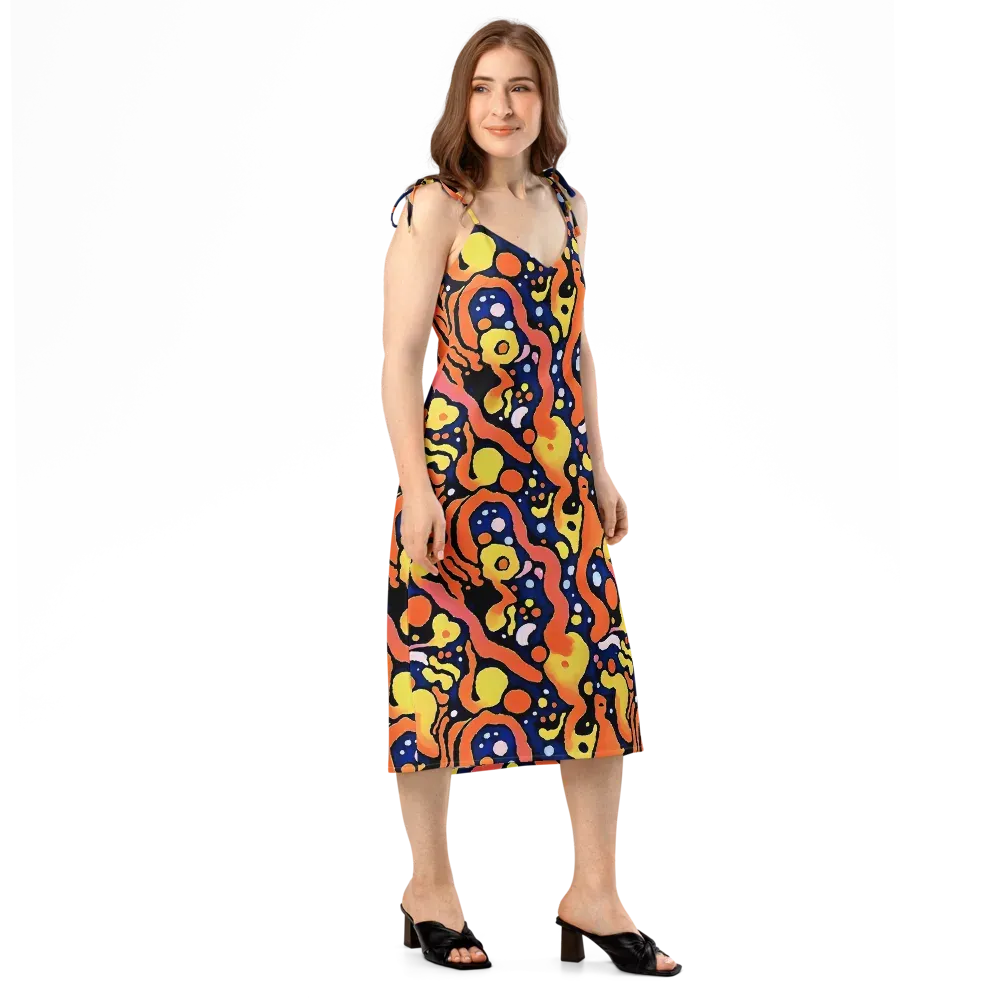 Molten Playground on Slip Dress — Right Front
