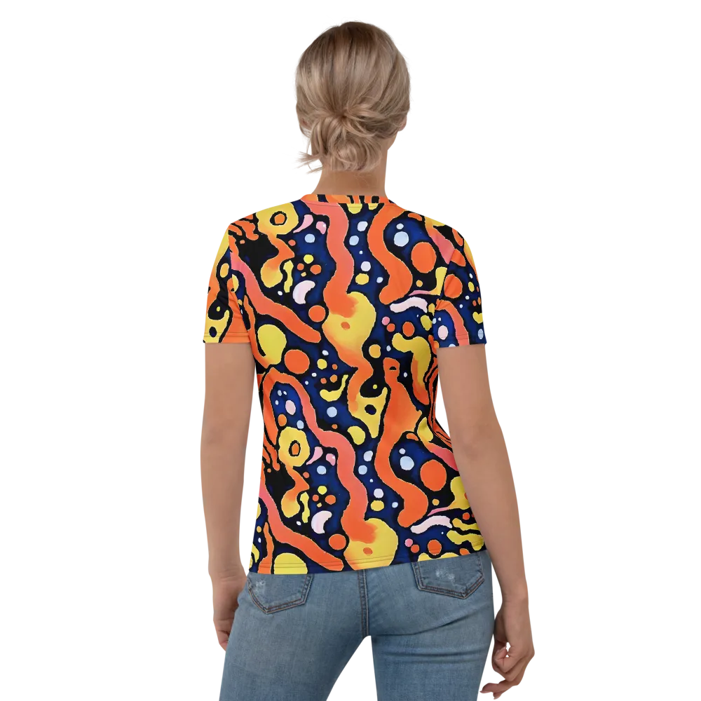 Molten Playground on Women's Crew Neck T-Shirt — Back