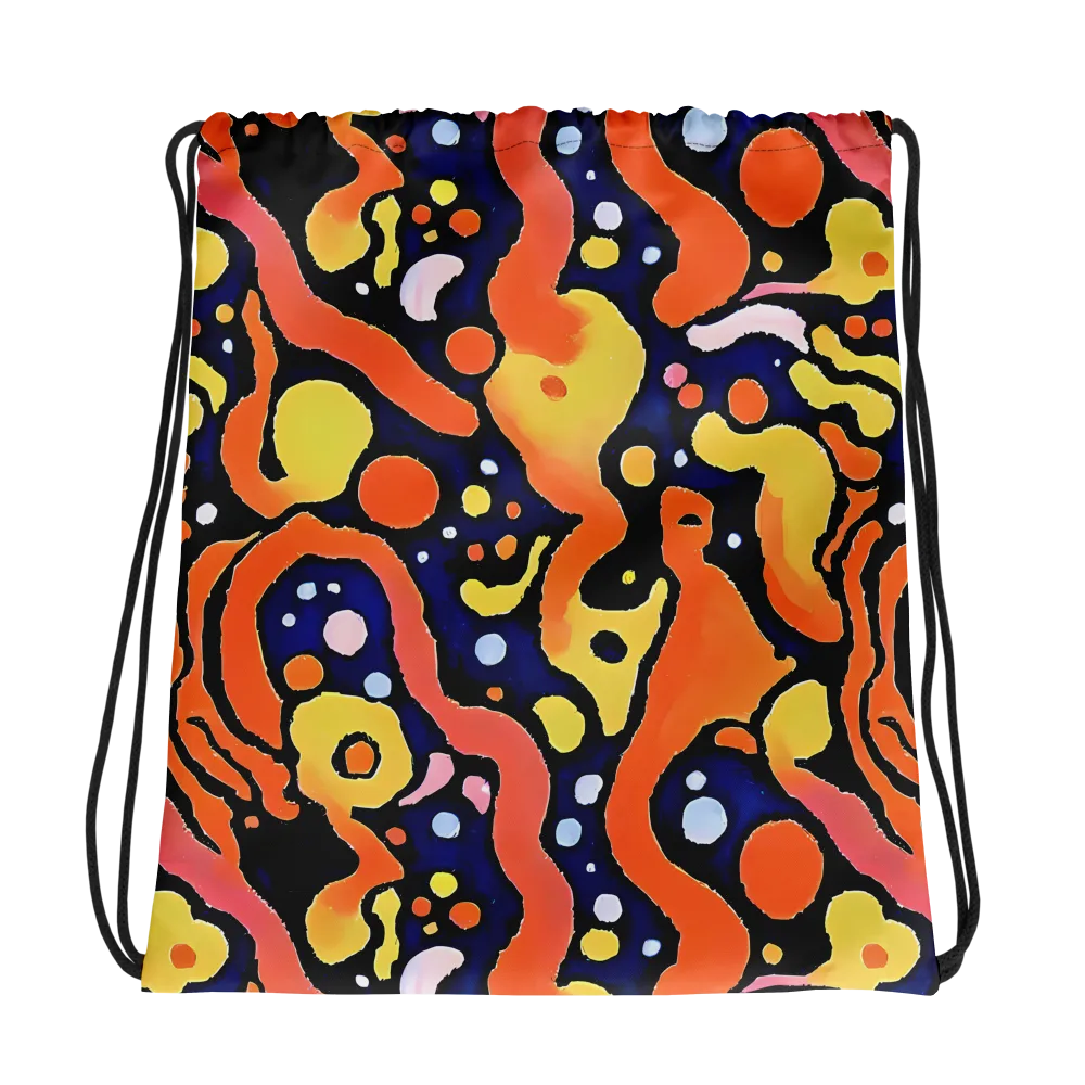Molten Playground on Drawstring Bag — Photo