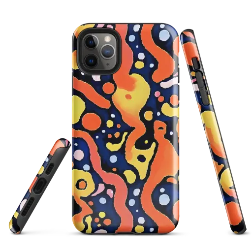 Molten Playground on a Tough Case for iPhone®