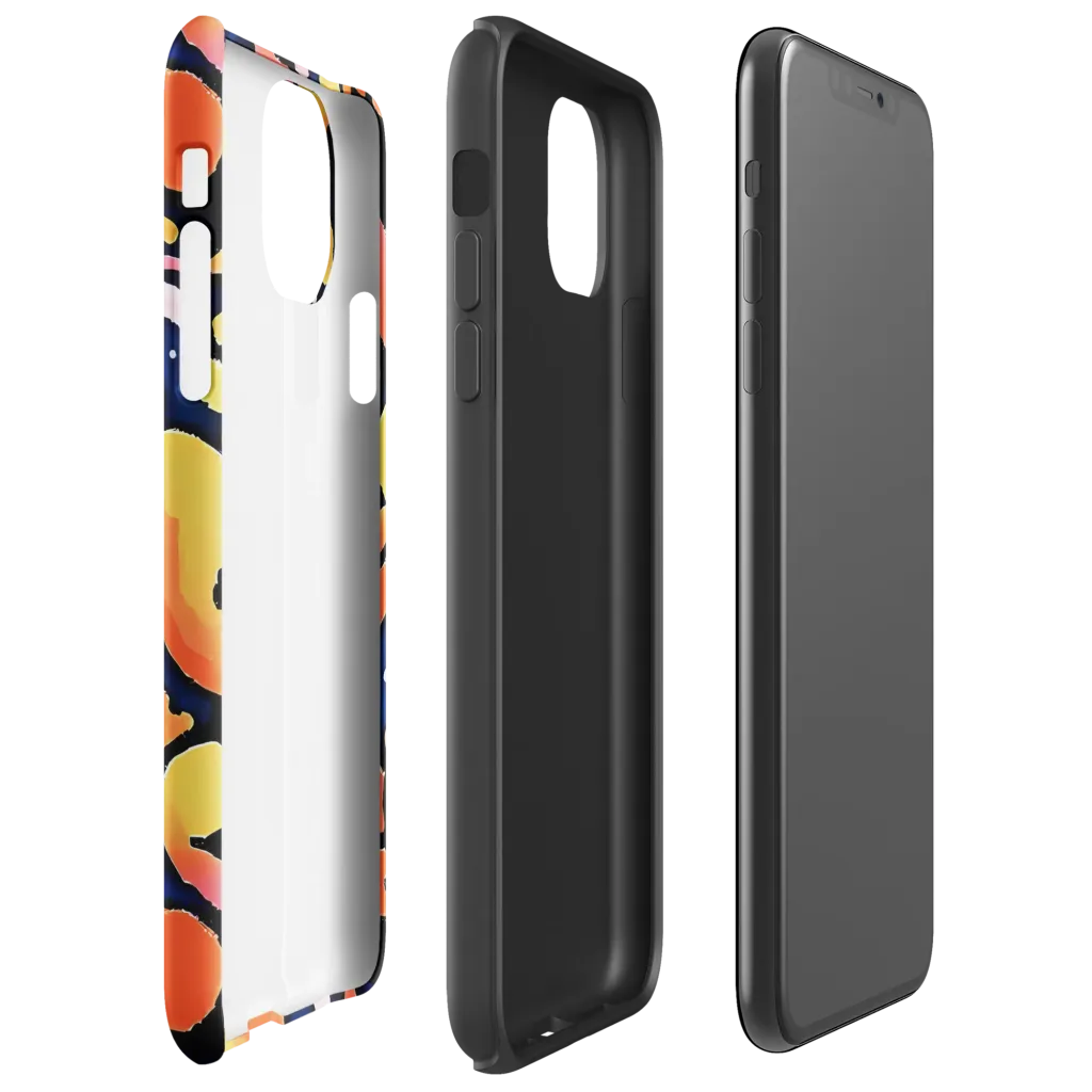Molten Playground on Tough Case for iPhone® — Right