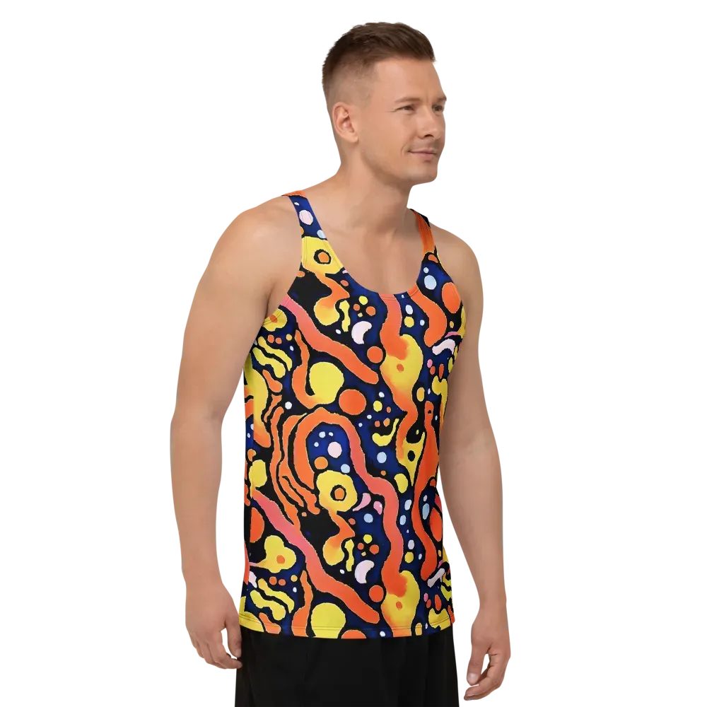 Molten Playground on Men's Tank Top — Right Front